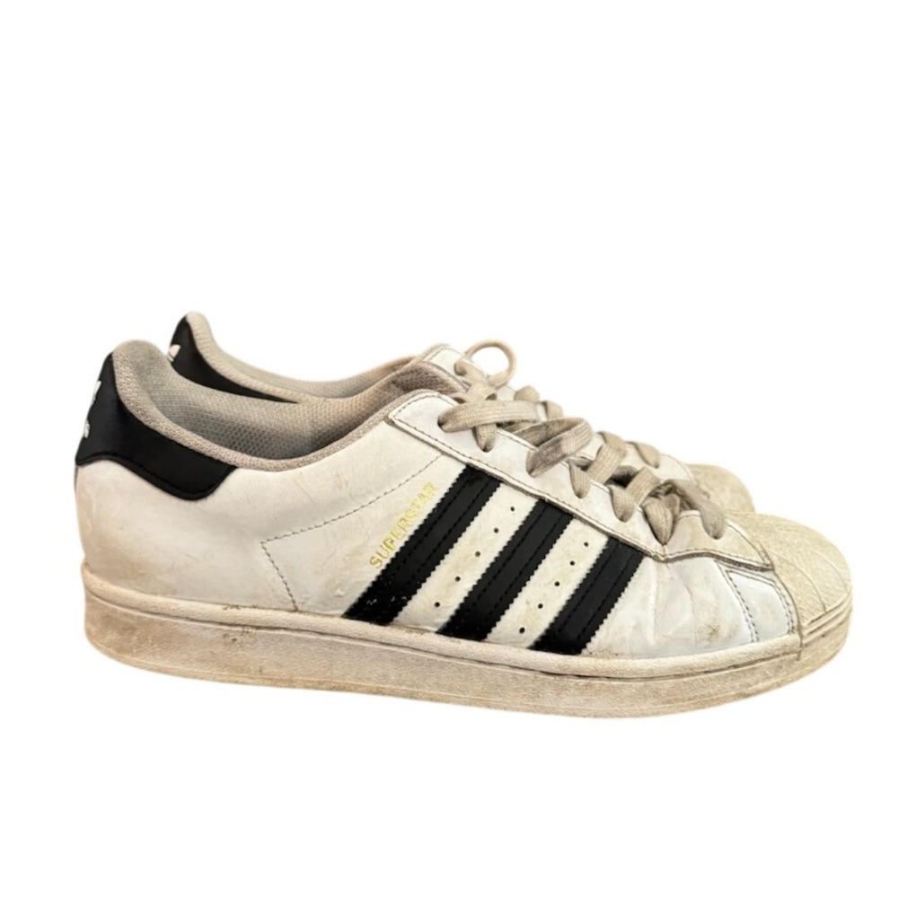 Adidas Superstar White Black Mens Shoes EG4958 Size 9.5 Shell Toe Sneakers